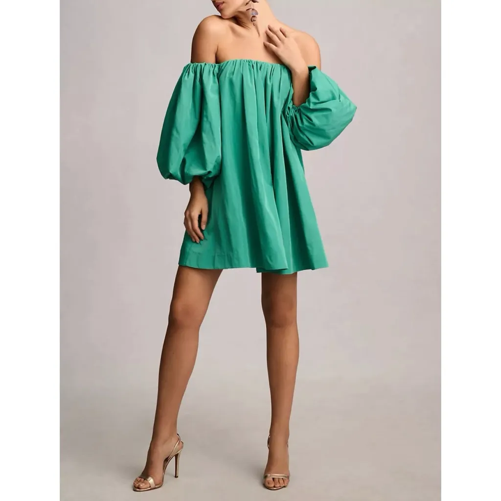 Anthropologie | Mare Mare Puff-Sleeve Off-The-Shoulder Mini Dress/ Tunic - Image 14