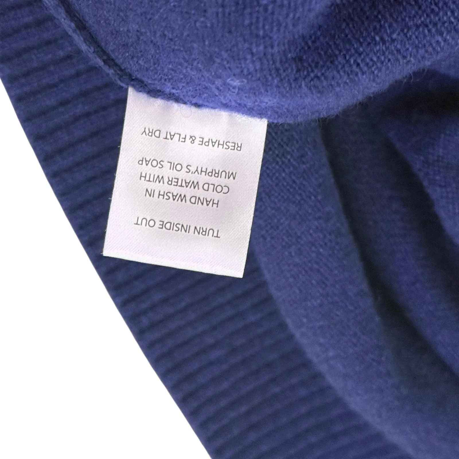 B.Draddy Mackenzie Hoodie 100% Scottish Cashmere Womens S Blue Pullover NEW - Image 8