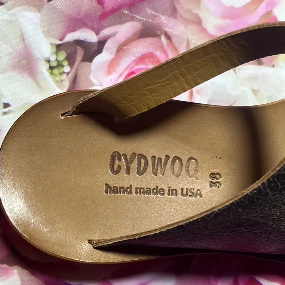 Black Sandals with Comfortable Footbed and Durable Strap Size 7 - Image 2