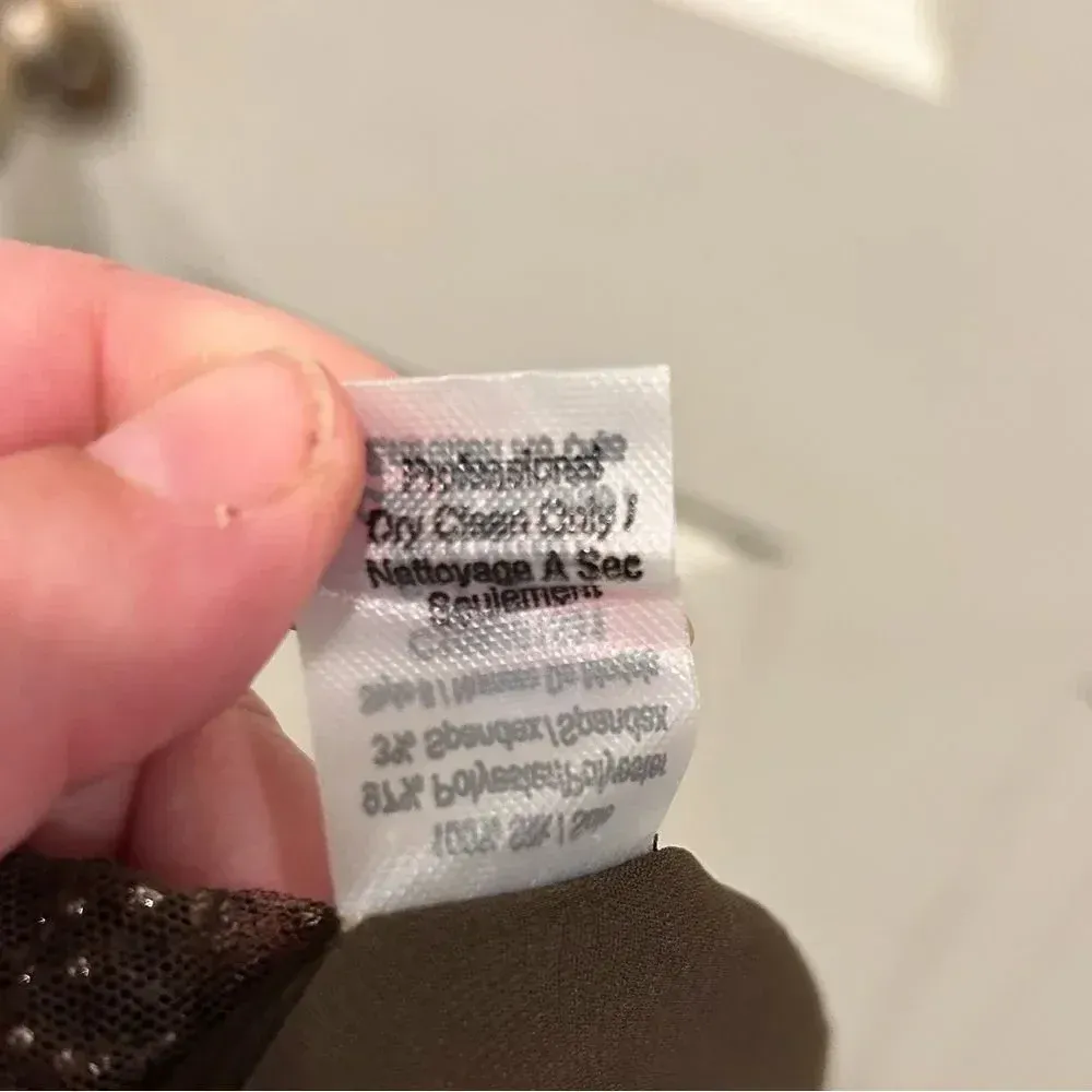 Alice + Olivia Silk‎ Draped Beaded Skirt size 10 - Image 8