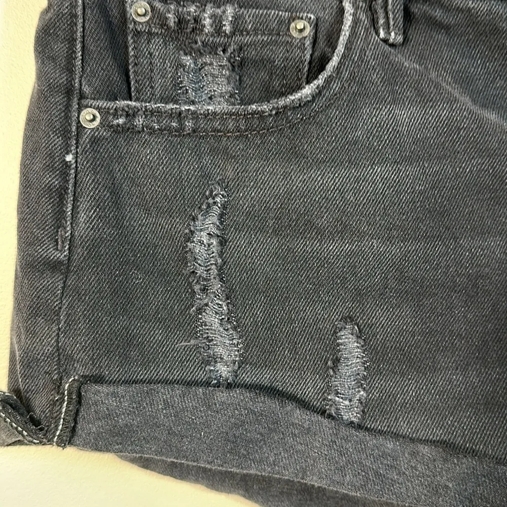 Grlfrnd Revolve Black Distressed Adriana Slouchy Rolled Cuff Cotton Women 27 - Image 5