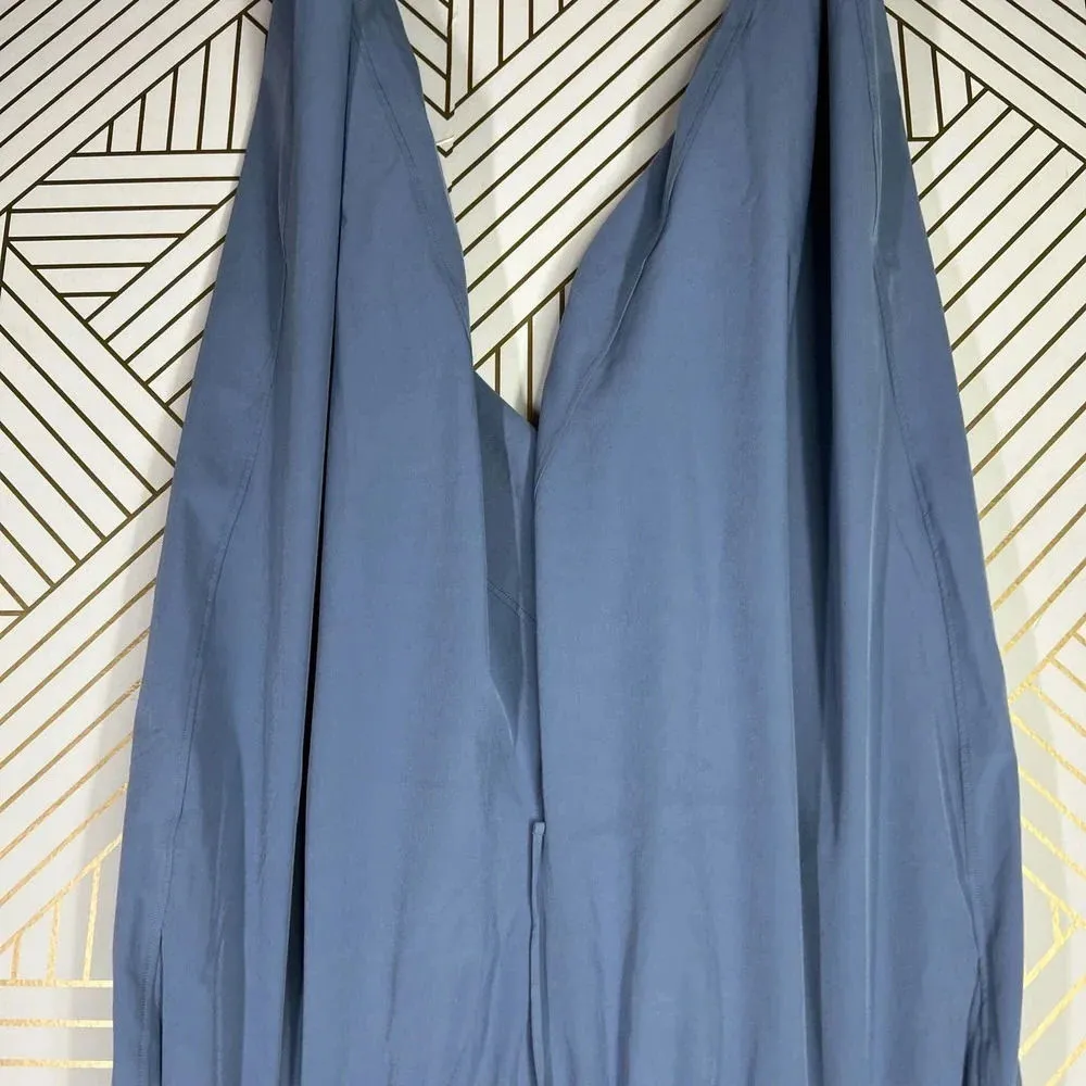 Summersalt The On-The-Go Pant in Slate Blue Drawstring Plus Size US 22 - Image 5