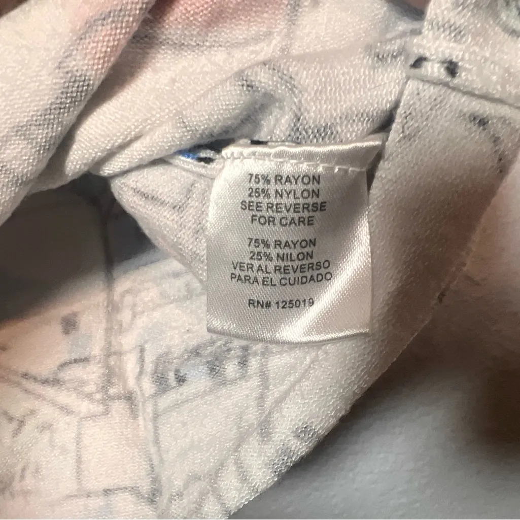 Joseph A Santorini Greece Sweater Size XL Skyline Cityscape Travel Europe - Image 7