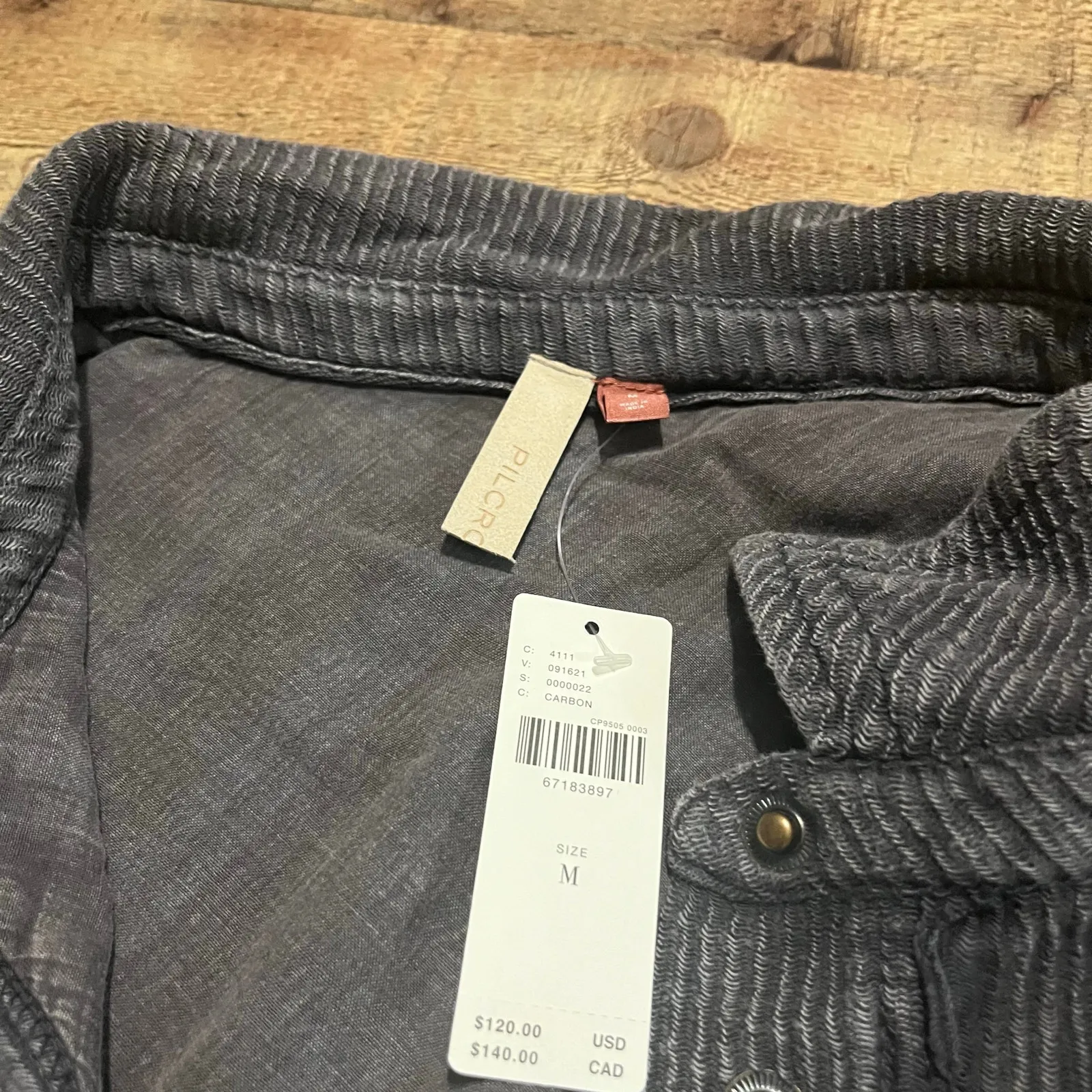 Pilcro Anthropologie NEW Women's Gray Belted Vest Top Sz M Boho Festival - Image 5