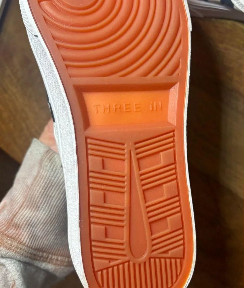 THREE IN Checkerboard Slip On Sneakers Casual Shoes Black White Size 8 - Image 4