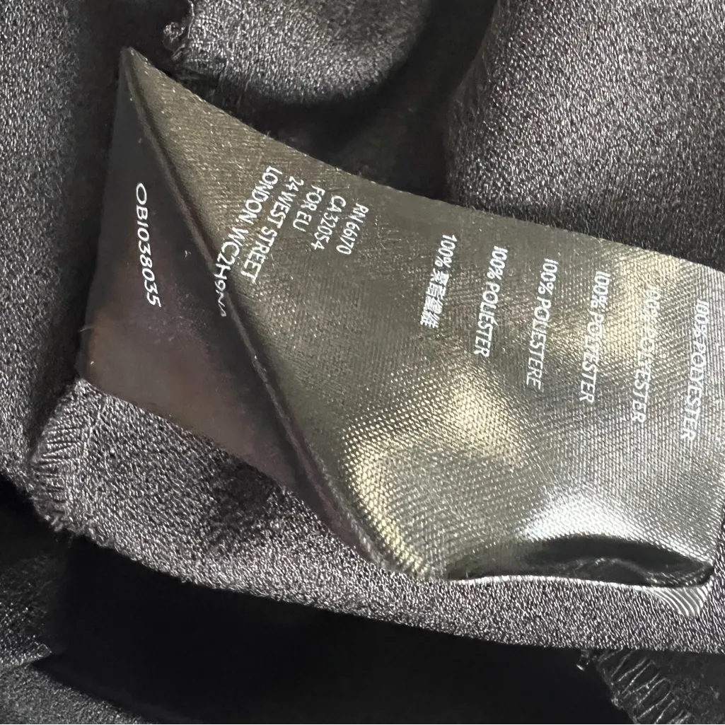 Anthropologie Maeve Satin Trim Cargo Joggers – Black – Size XL - Image 7