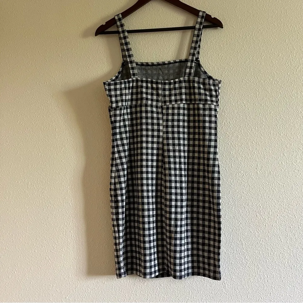 NWOT The General Good Navy & Gray Checkered Size Medium Blue - Image 7