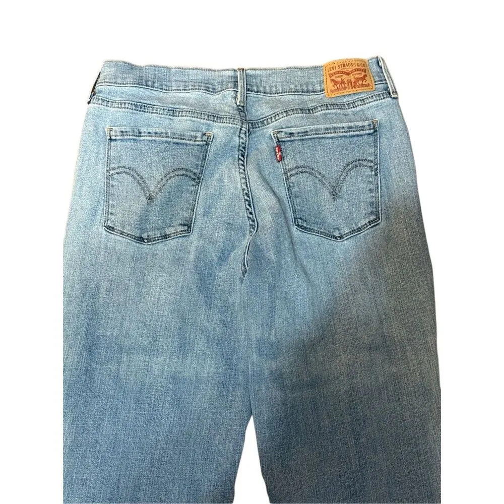 Levi’s Women’s 505 Straight Midrise Jeans Light Wash Sz 10 - Image 6