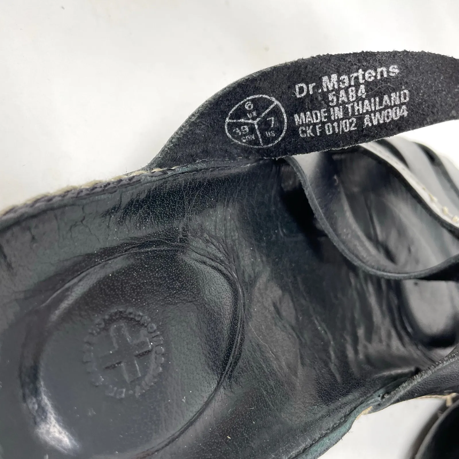 Dr Martens Black Leather Strappy Slides Sandals Black Flat Fisherman UK 6 US 7 - Image 11