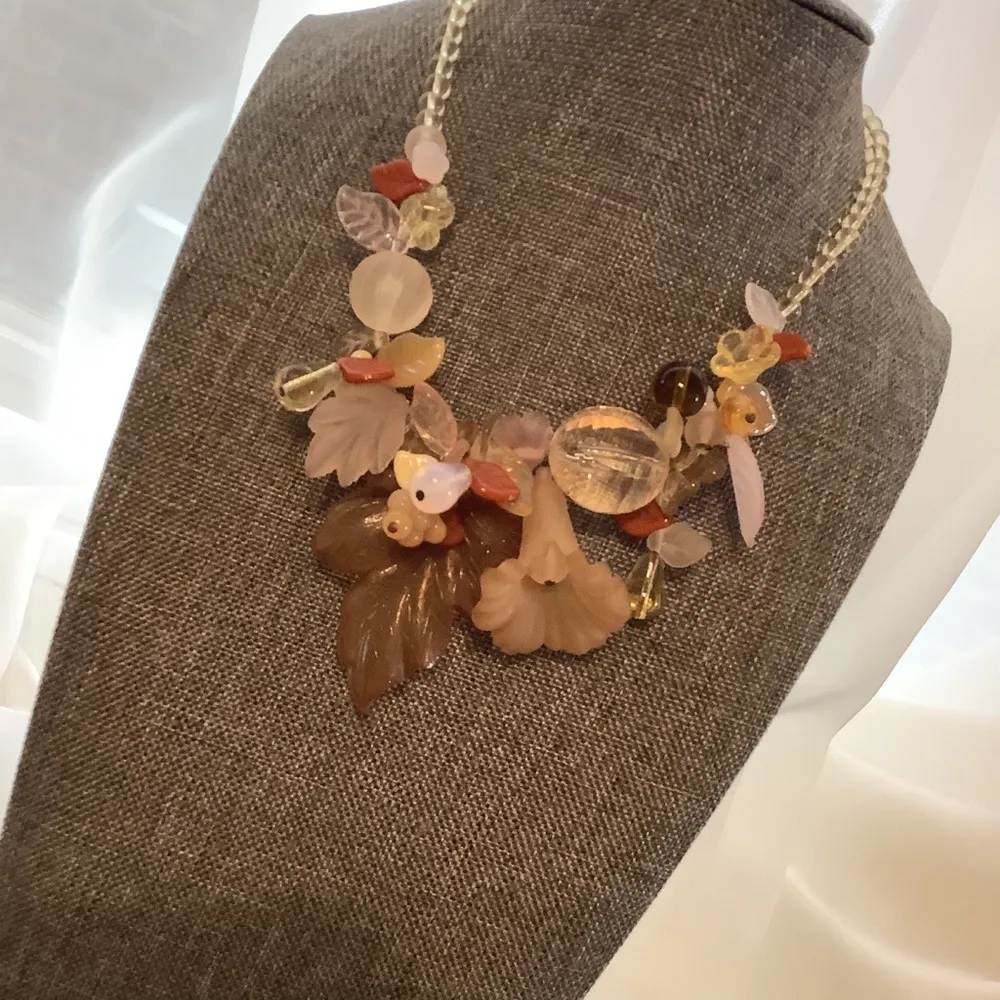 Vintage floral cute necklace - Image 2
