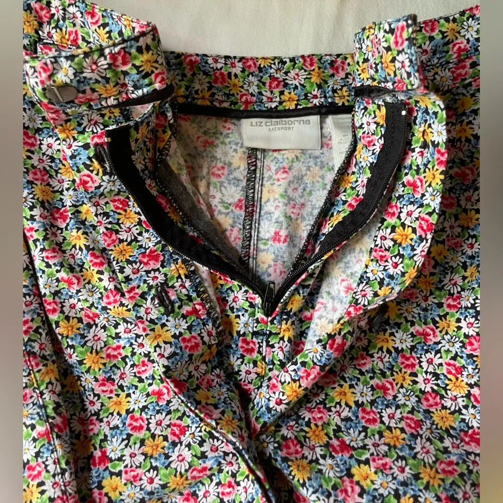 Liz Claiborne Sport Cotton Floral Women's Skort Shorts Plus - Image 7