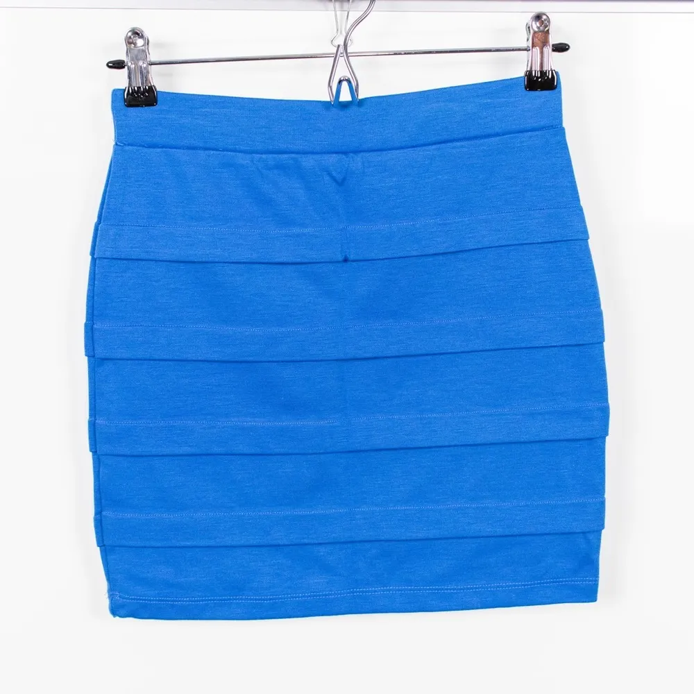 Y2K Blue Windsor Bandage Skirt - Image 2