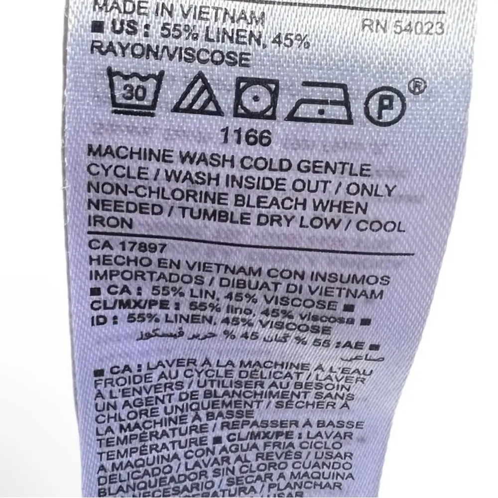 Linen Blend Brown Floral Everyday Shorts - Image 9