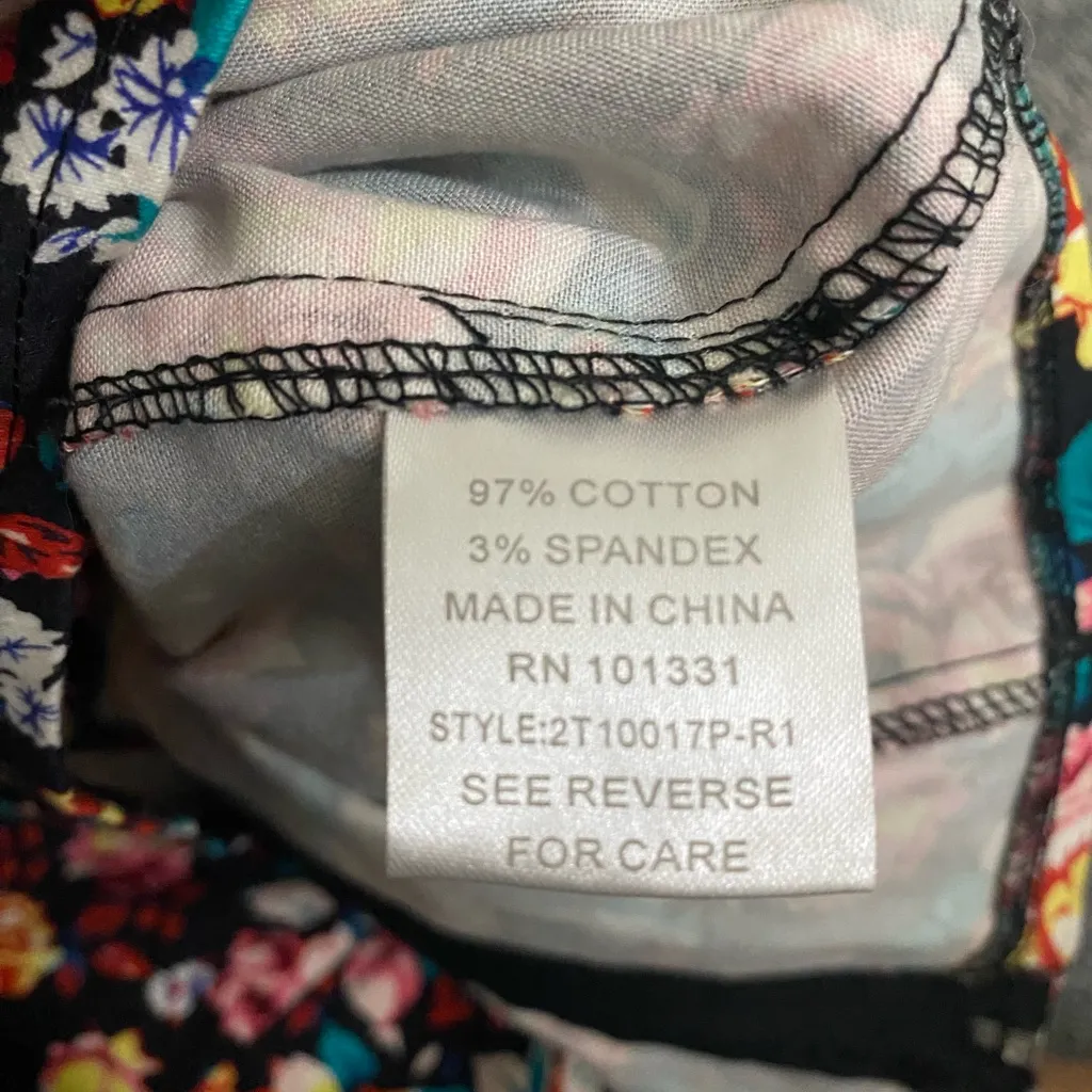 Charlotte Russe Multicolor Floral Bustier - Image 4