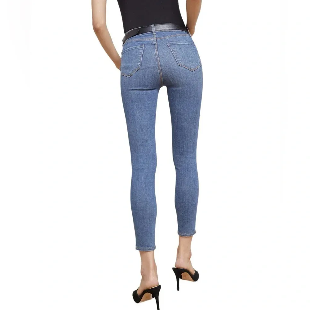 L’AGENCE Margot Jean Skinny High Rise Light Vintage Size 26 - Image 14