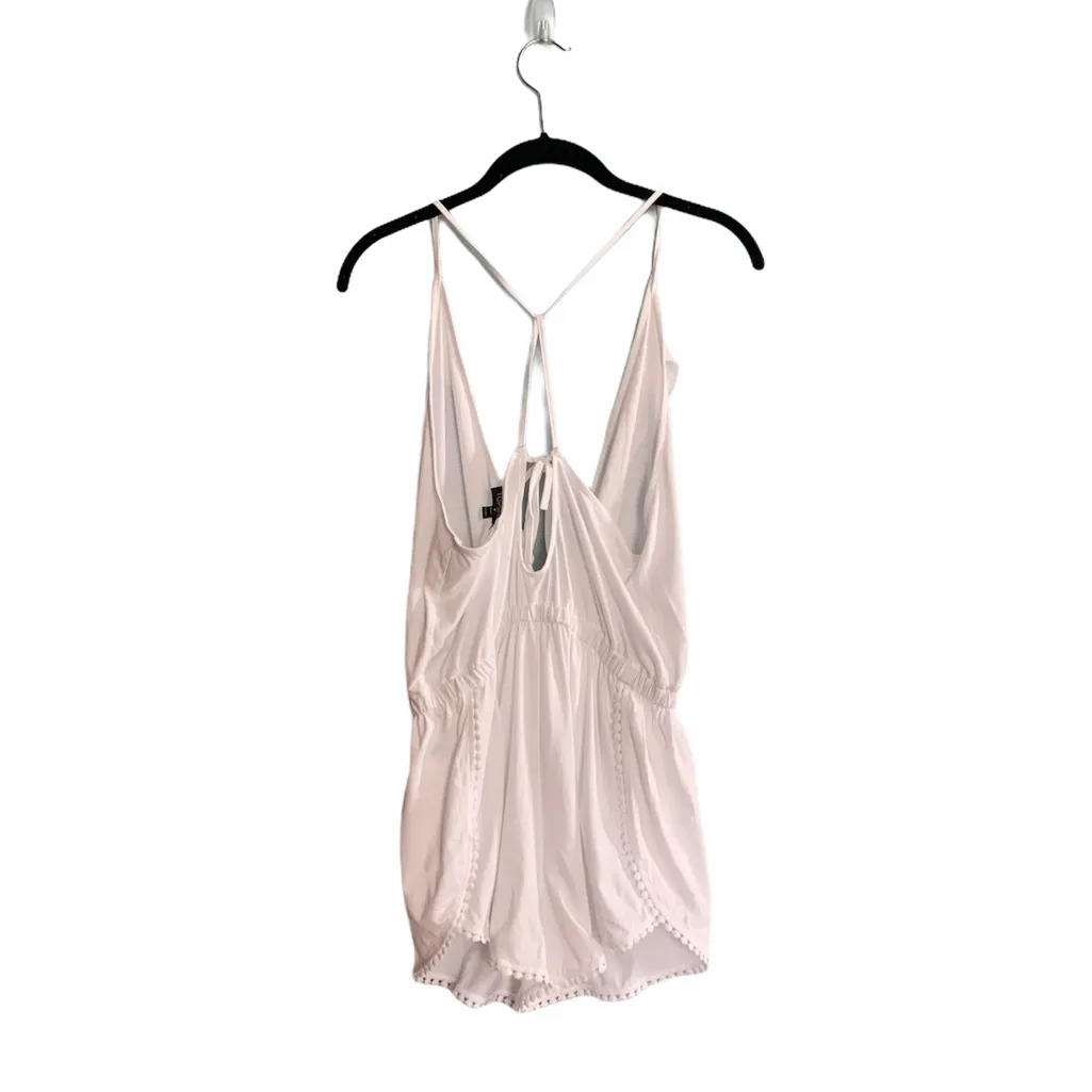 Topshop V-neck Ruffle Neck Jersey Romper Size Medium - Image 6