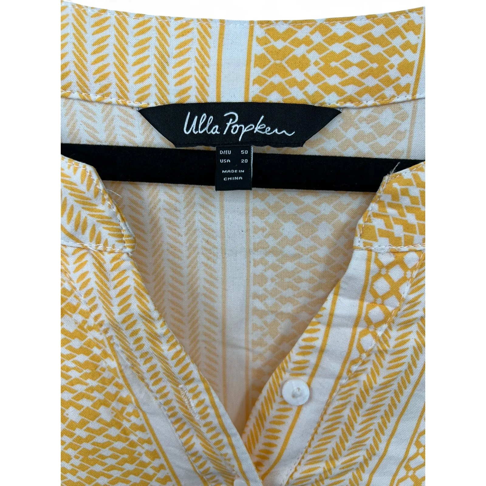 Ulla Popken | 20 | Dress Knee Length Short Butter Yellow Ruffle BabyDoll Women Size undefined - Image 2