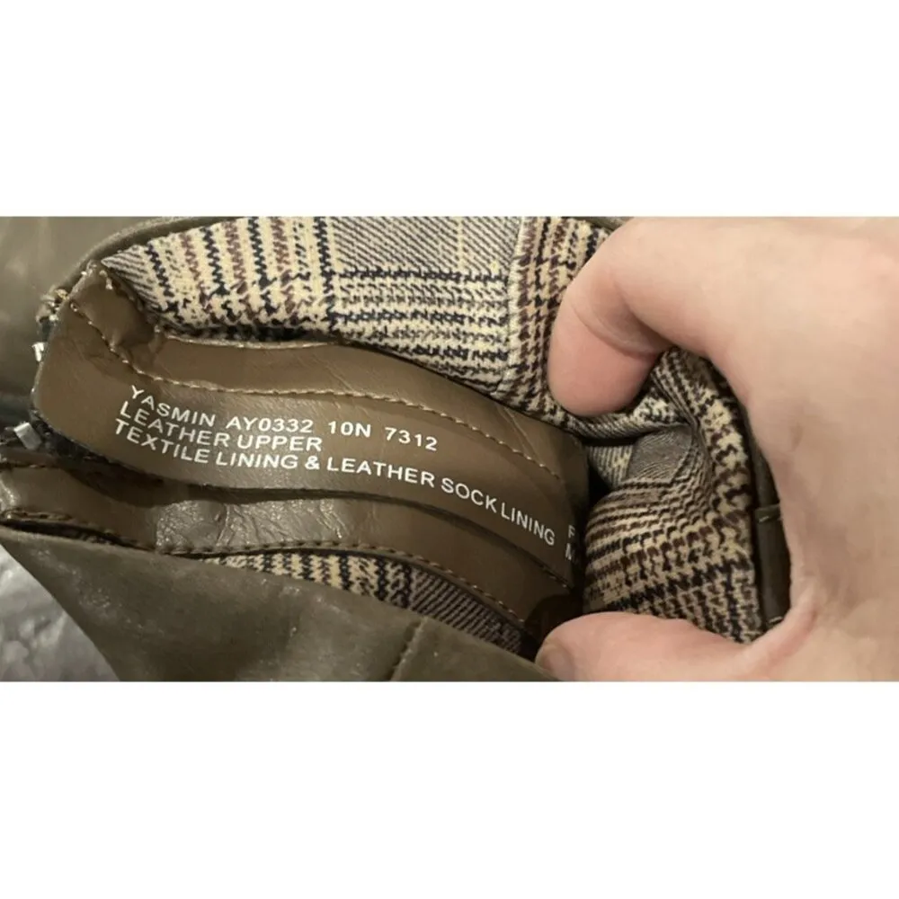 Abeo Yasmin Ankle Boot Brown Size 10 Bio System Orthotic Side Zip Comfort Preppy - Image 5