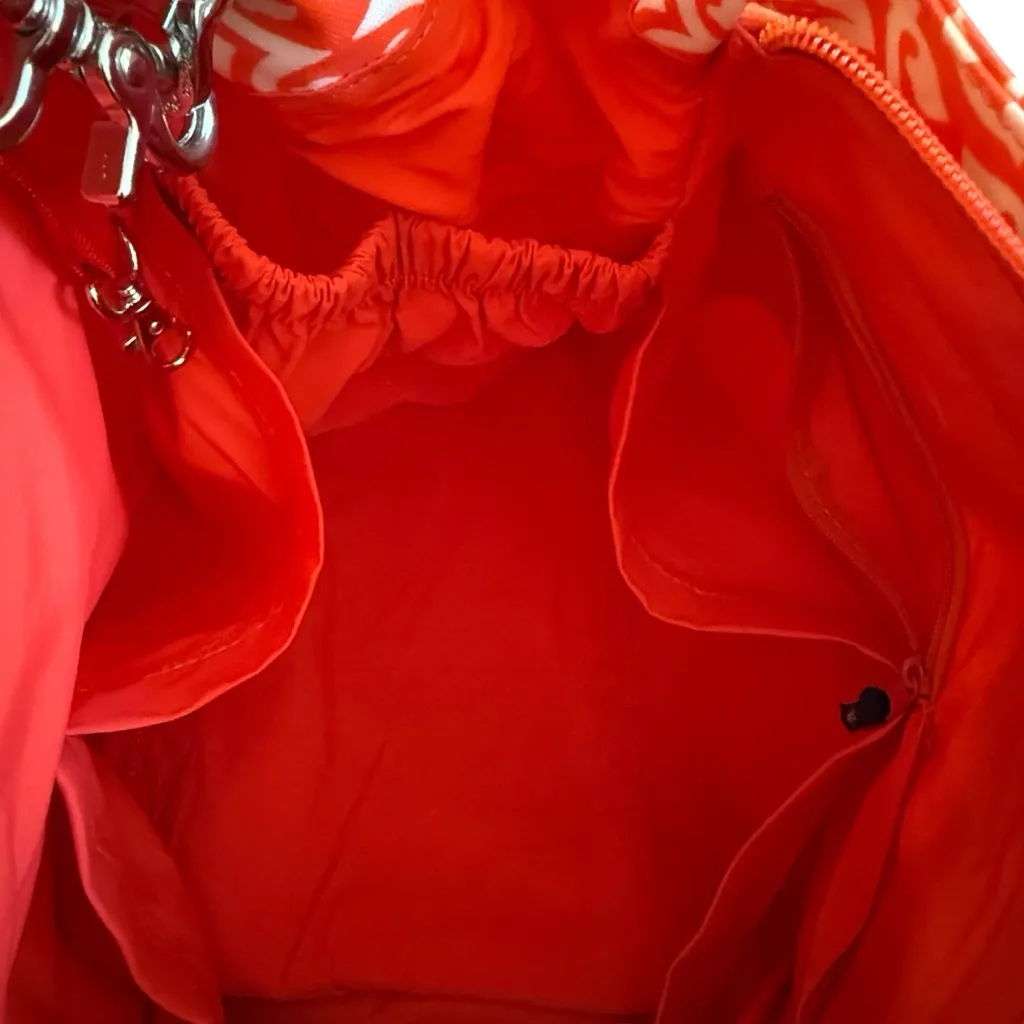 Petunia Pickle Bottom Wistful Weekend Diaper Bag Orange White - Image 5