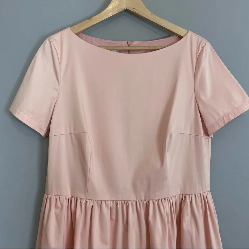 Escada Sport Dress Dokyosan‎ NWT Flaws Light Pink Short Sleeves Modest 42 Large - Image 16