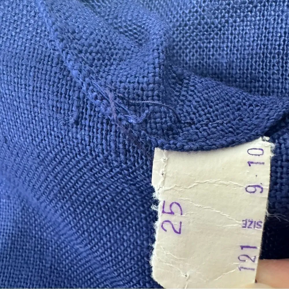 Vintage Howard Wolf navy dress size 9/10 Blue - Image 5