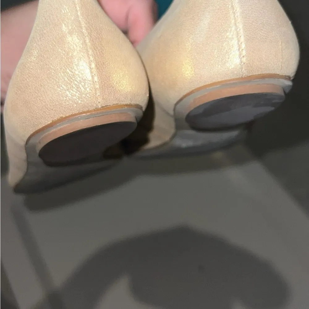 Kate Spade Gold Embellished Flats - Image 4