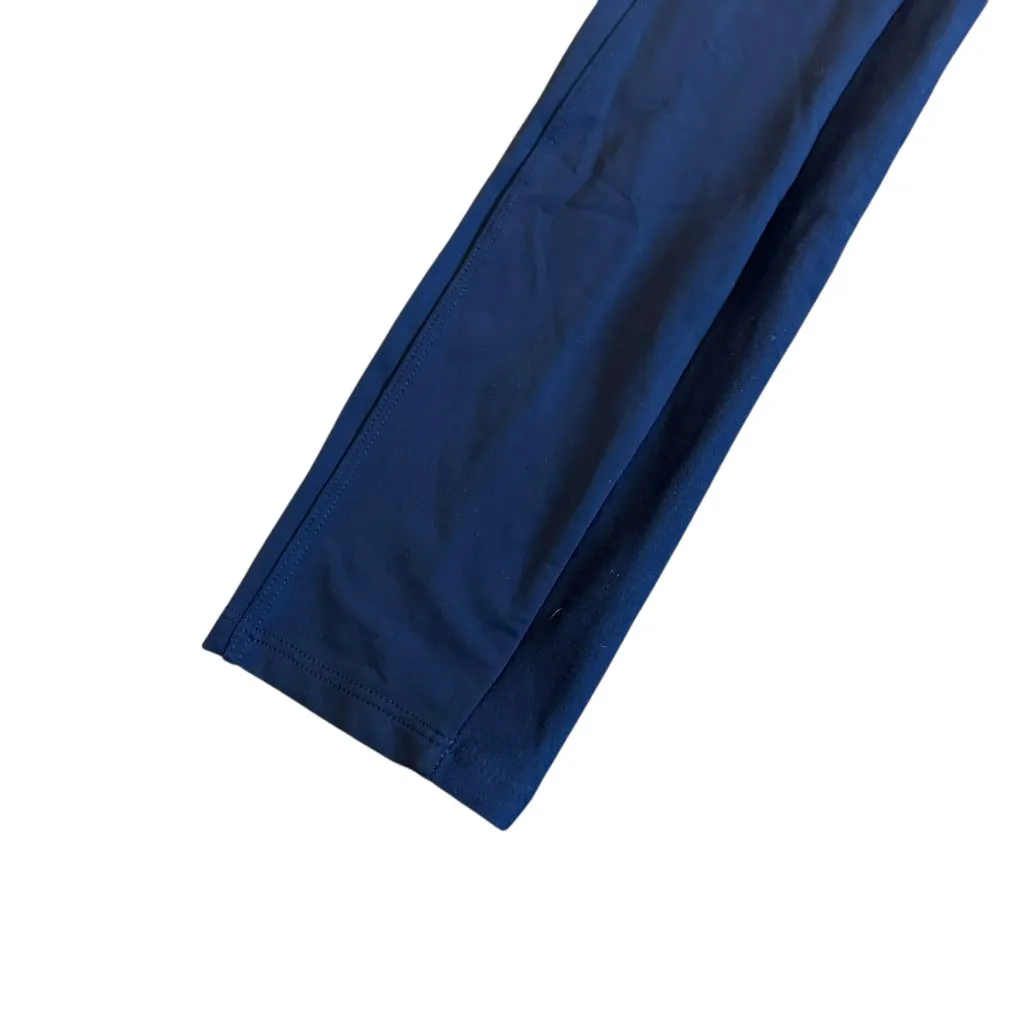 Tracksmith Cropped Length Leggings Navy Blue Cropped Athletic Athleisure Small - Image 3