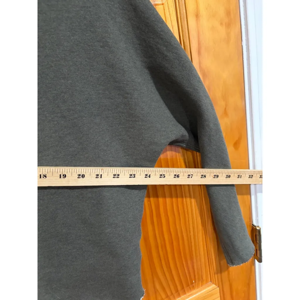 Frank & Eileen The Lab Funnel Neck Pullover Sweatshirt Green XS Made in USA - Image 6