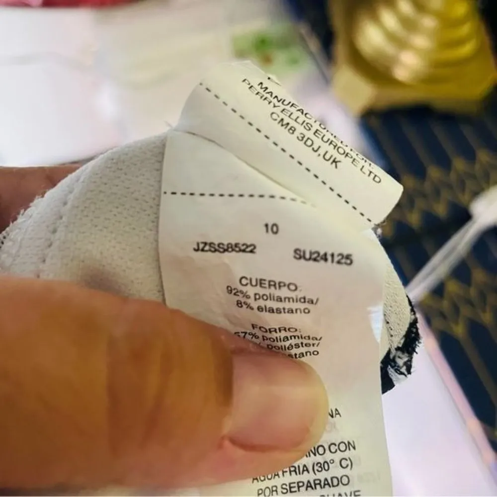 Jantzen Diamond Daze Strappy back racerback one piece bathing suit swimwear  swi - Image 9