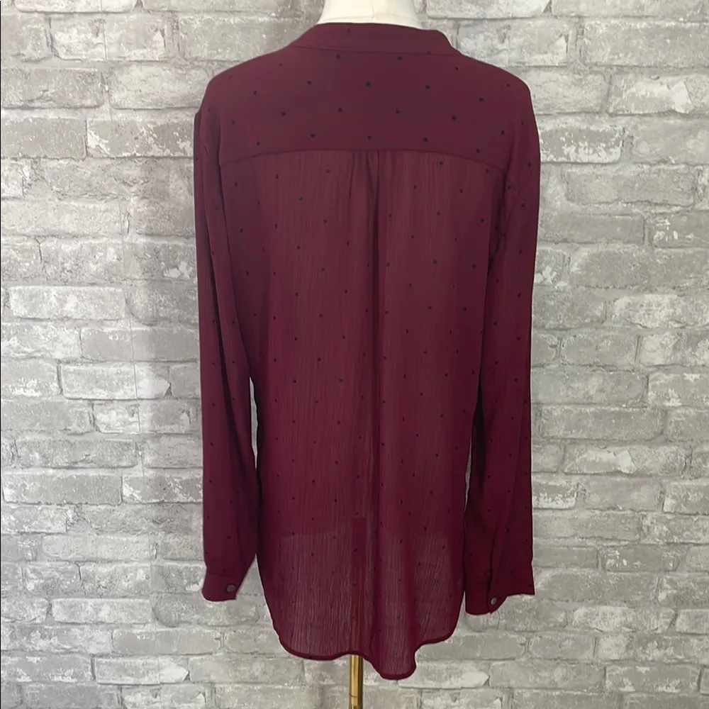 41 Hawthorne Women's Burgundy Button - Image 4