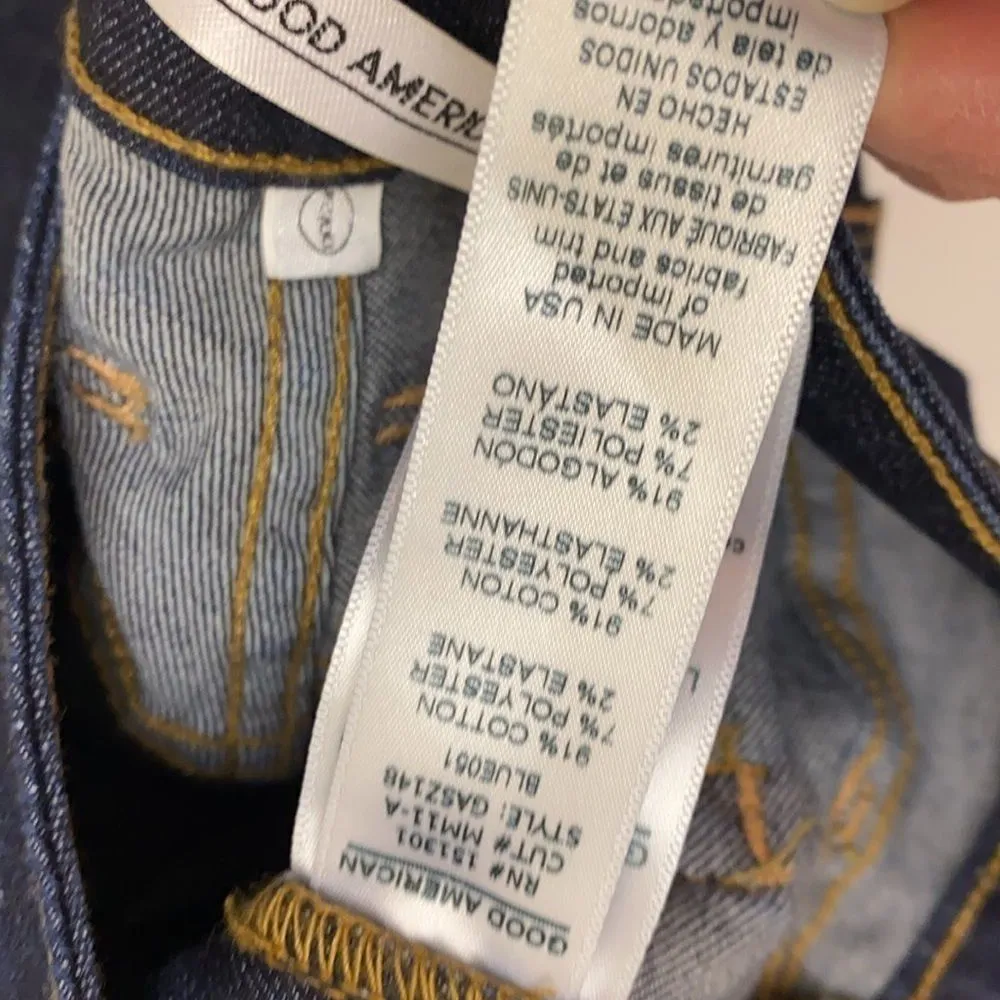 Good American High Waist Side Zip‎ Skinny Jeans C24 - Image 9