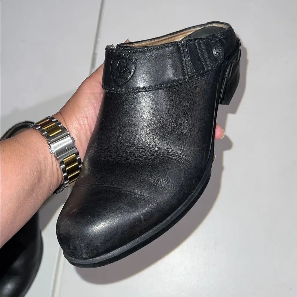 Ariat black mule clogs size 8.5 - Image 5