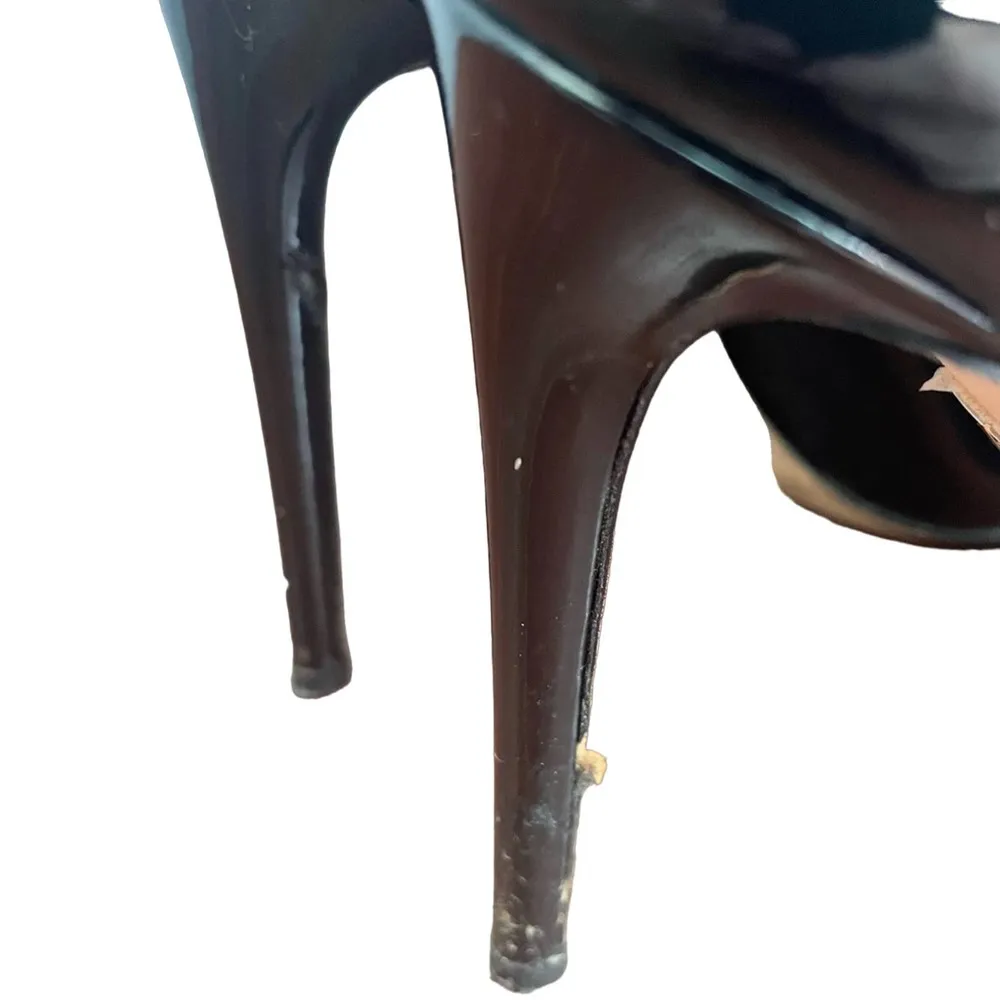 Tamara Mellon Rebel 105mm Black Patent Leather Stiletto Heels - Image 6