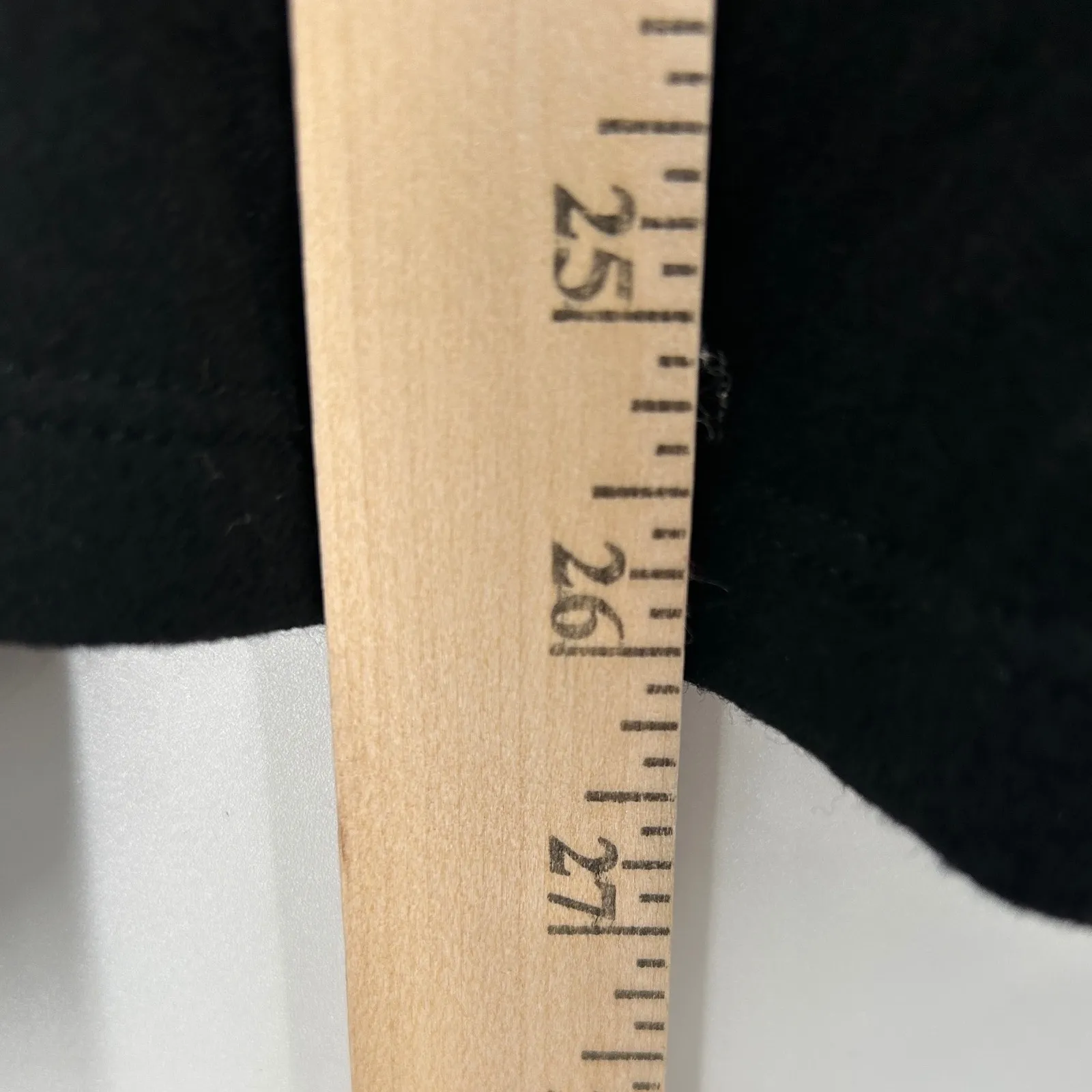 Theory Black  Peplum Wool Long Sleeve Sweater Top Women Size Large - Image 7