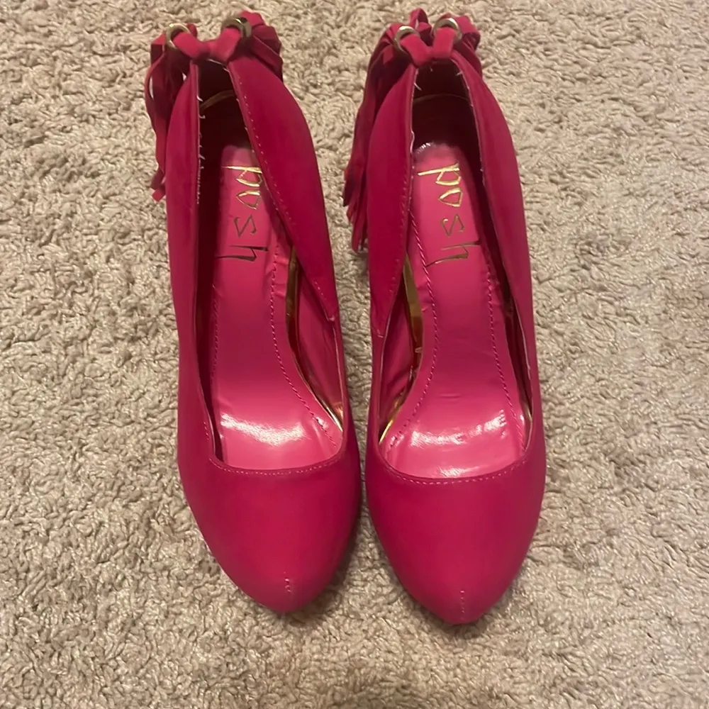 Posh hot pink heels Size 6 - Image 4