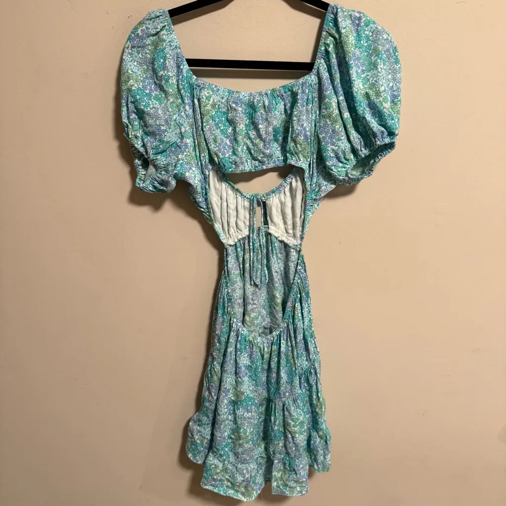 NWT Sundays Floral Open Back Sundress- Size Small - Image 3