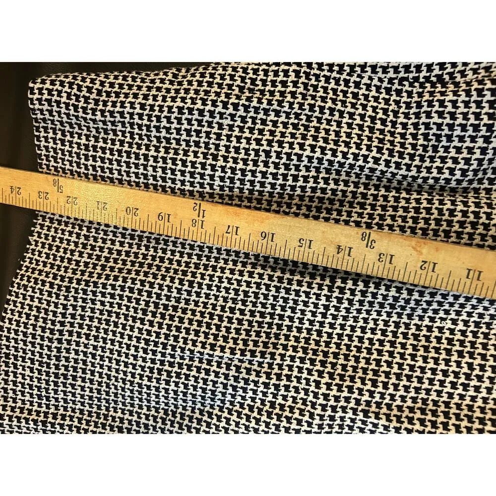 Carlisle Houndstooth Pencil Skirt Size 10 28 inch Waist Straight Winter - Image 5