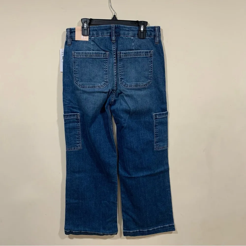 NWT KUT JODI FAB AB Wide Leg High Rise jeans pockets size 0 Petite - Image 8