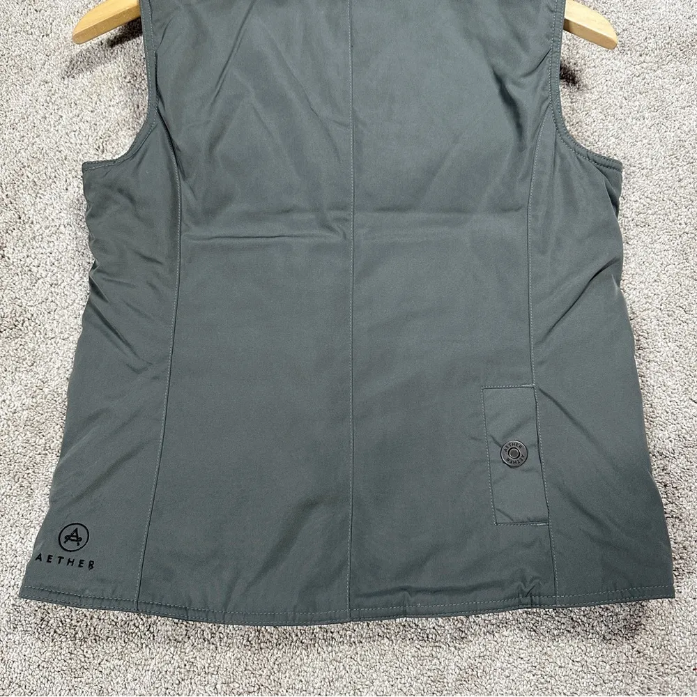 Aether Women’s Insulated Quilted Vega Vest Mock Collar Outdoor Gray Size 1/US XS - Image 7