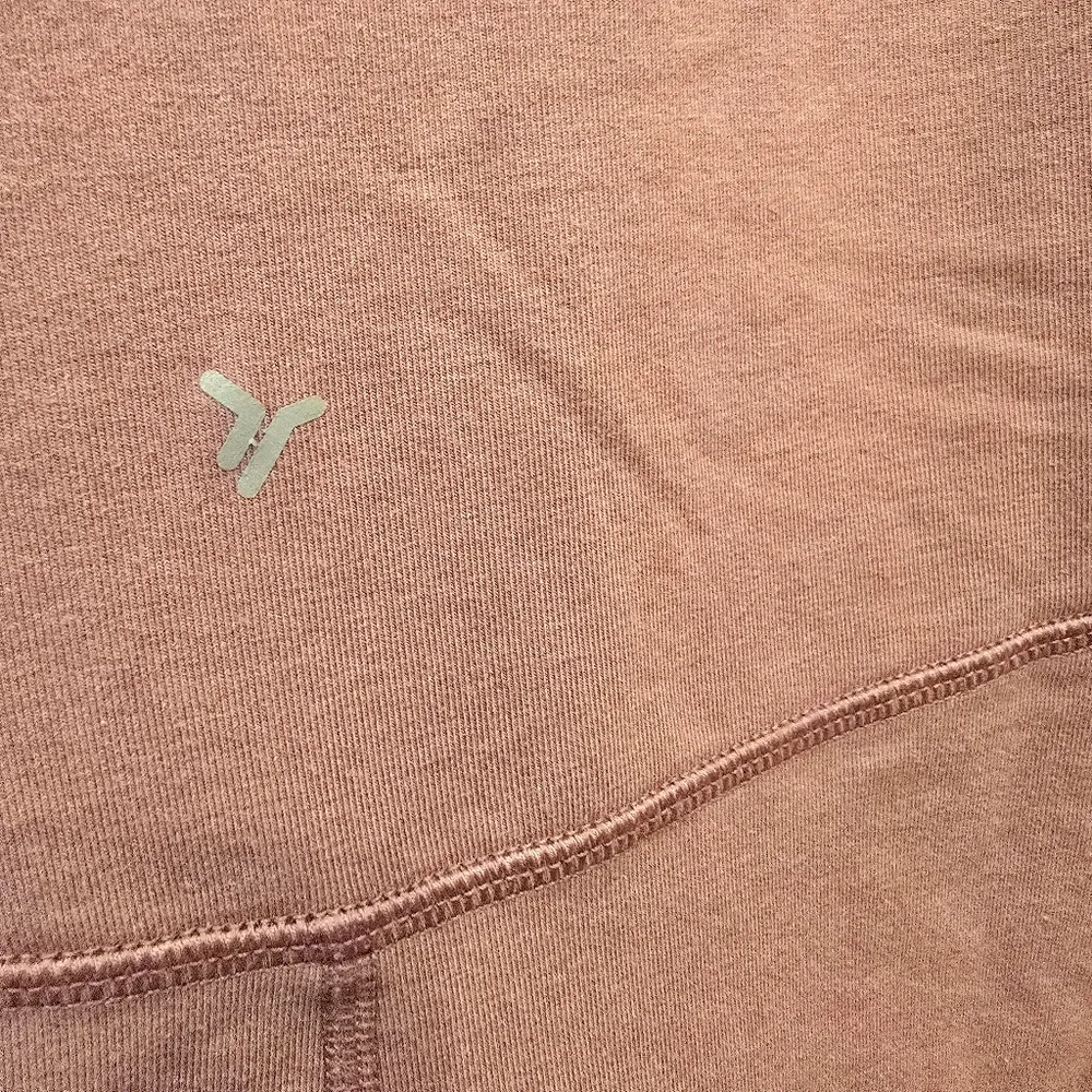 {M} Old Navy PowerChill One Shoulder 7/8 Body Jumpsuit Lark Blush Mauve - Image 11