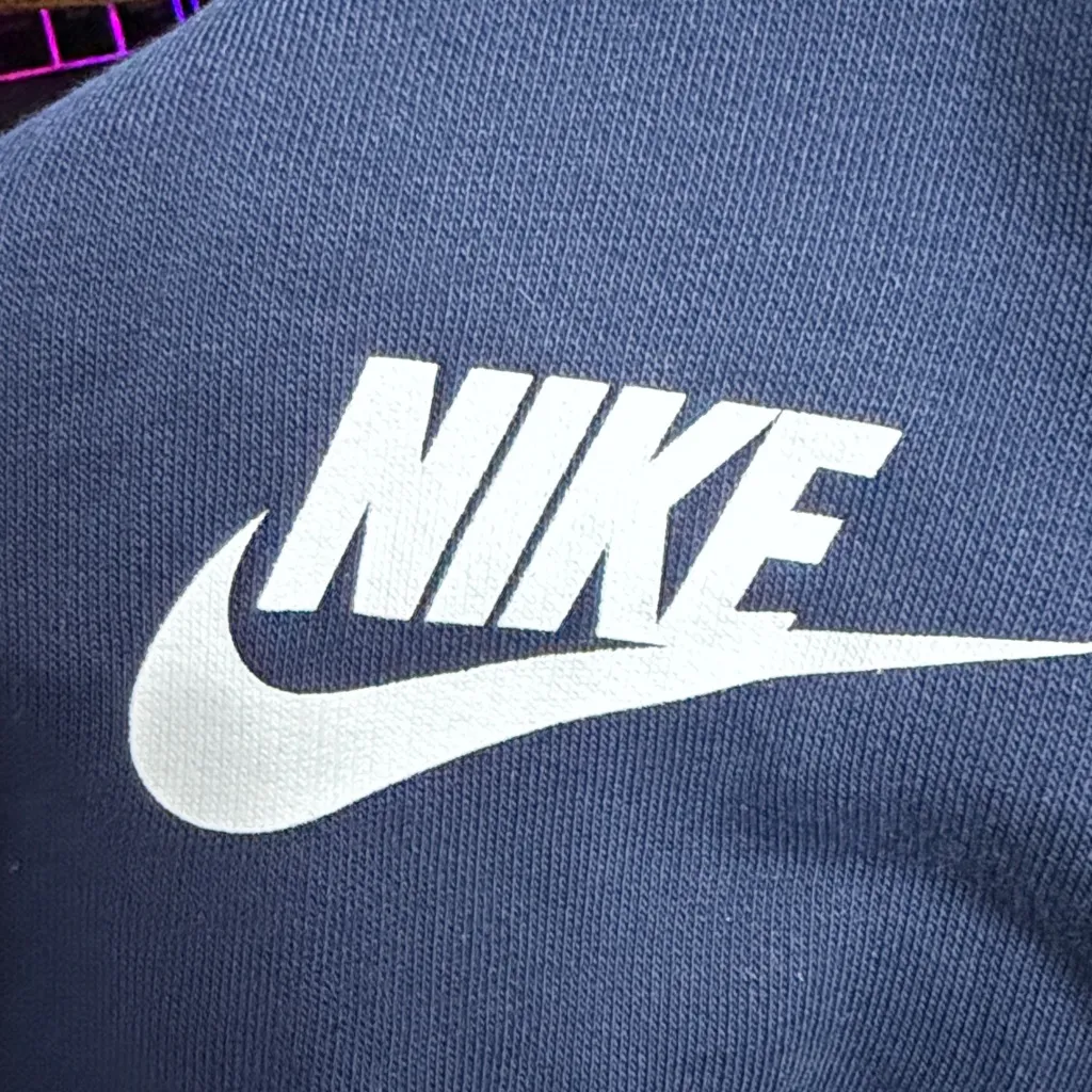 Nike Dark Blue Crewneck Sweater Small Softstyle - Image 4