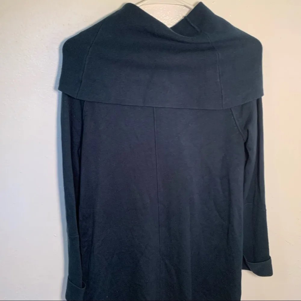 Vince Camuto Cowl Neck Sweater Dress Hunter Green - Image 10