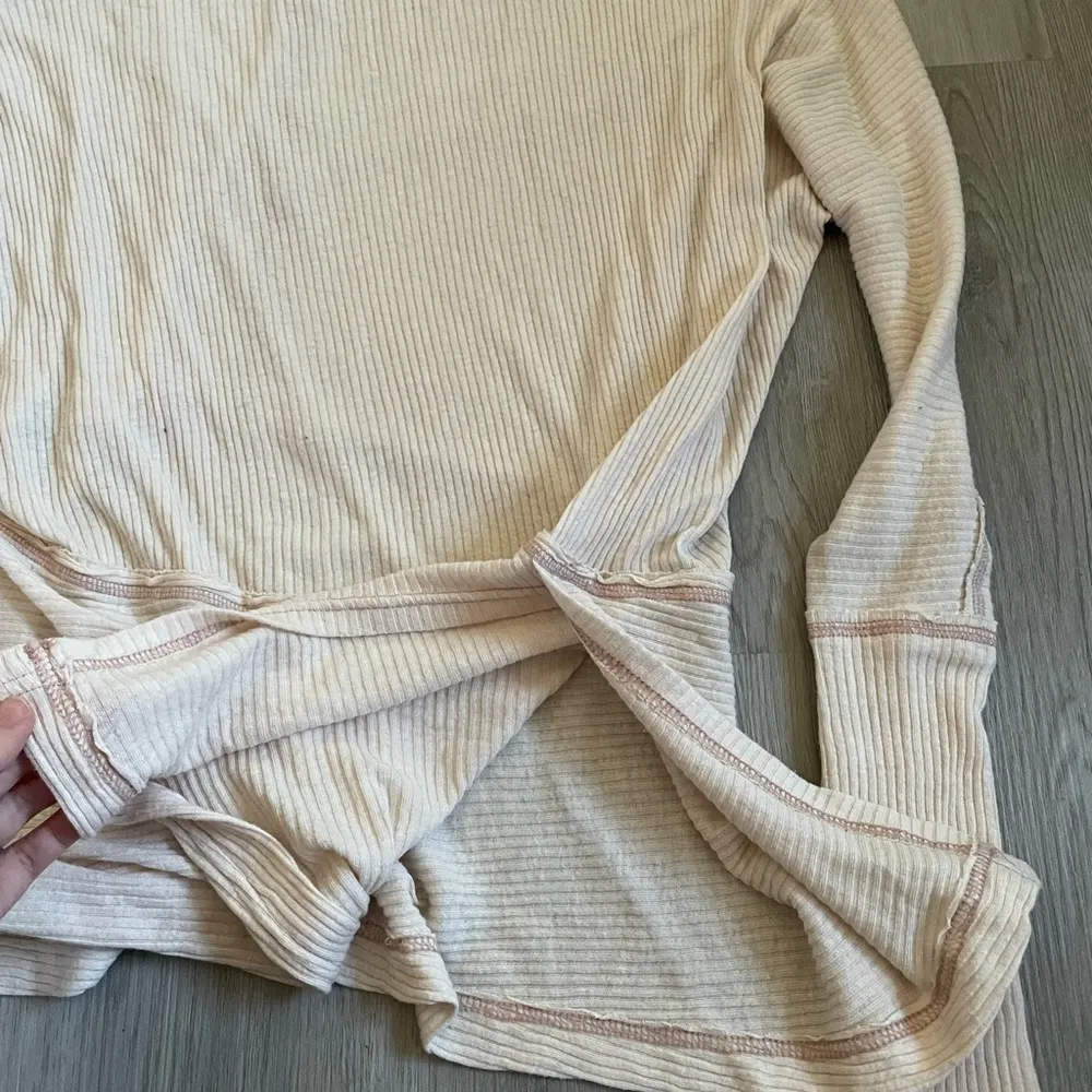 Londontown Light Beige Long Sleeve Thermal Top size XS Cream - Image 8