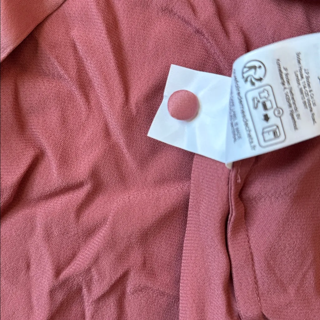 Boden Great British Style Button Down Pink Satin Blouse SIZE 12 - Image 6