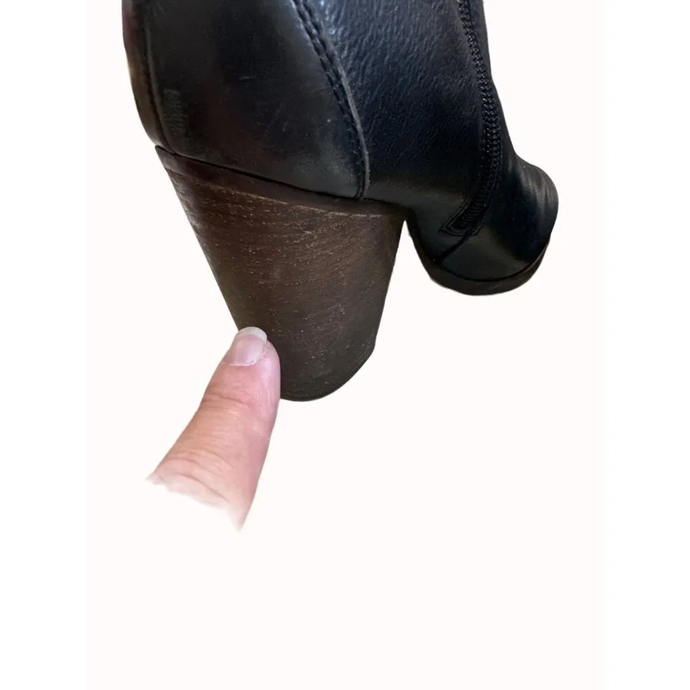 Coach New York women’s black leather heeled ankle boots shoes 9.5B SKU 5419 Size undefined - Image 10