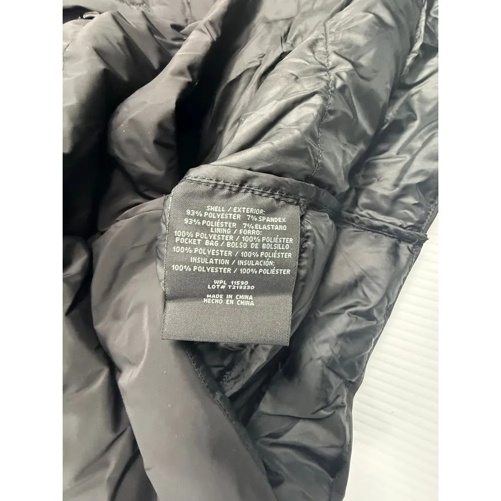 32 Degrees Heat 32 degrees Quilted Hooded Puffer Jacket Winter Coat Zip-Up Black Insulated L - Image 6