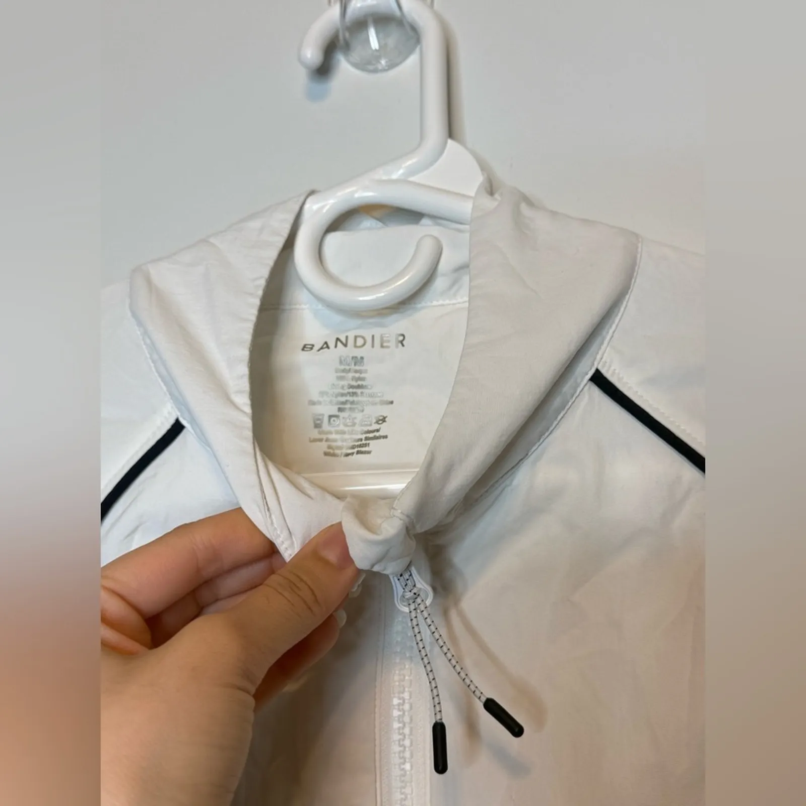 BANDIER women's contrast run pants & Jacket (Set) in white - Image 8