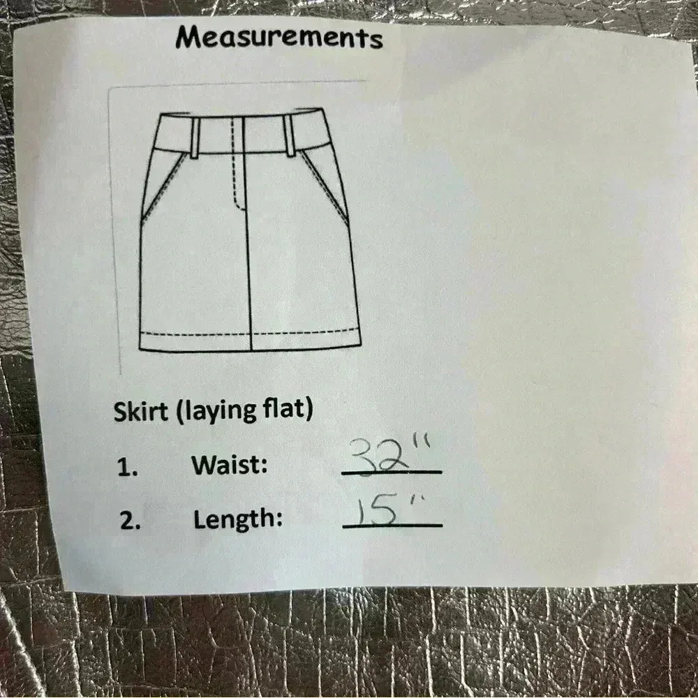 Torn by Ronny Kobo Women's Silver Metallic Mini Skirt Size M Party - Image 9