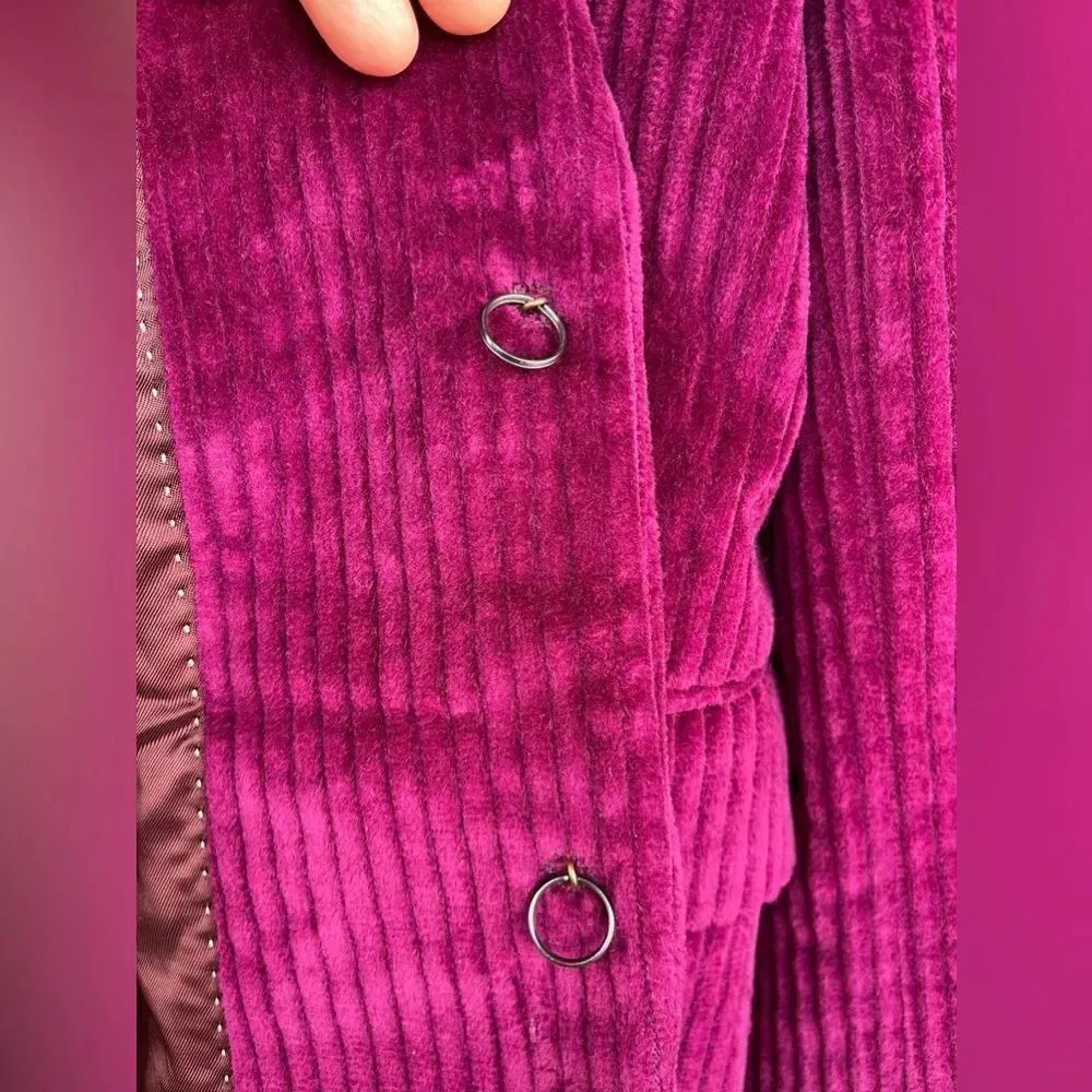 Dries Van Noten
Stretch-Cotton Corduroy Jacket in fuchsia size 38/small - Image 13