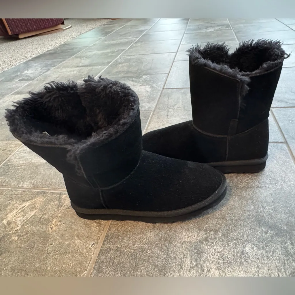 Women’s Time and Tru Black Winter Boots 8 - Image 3